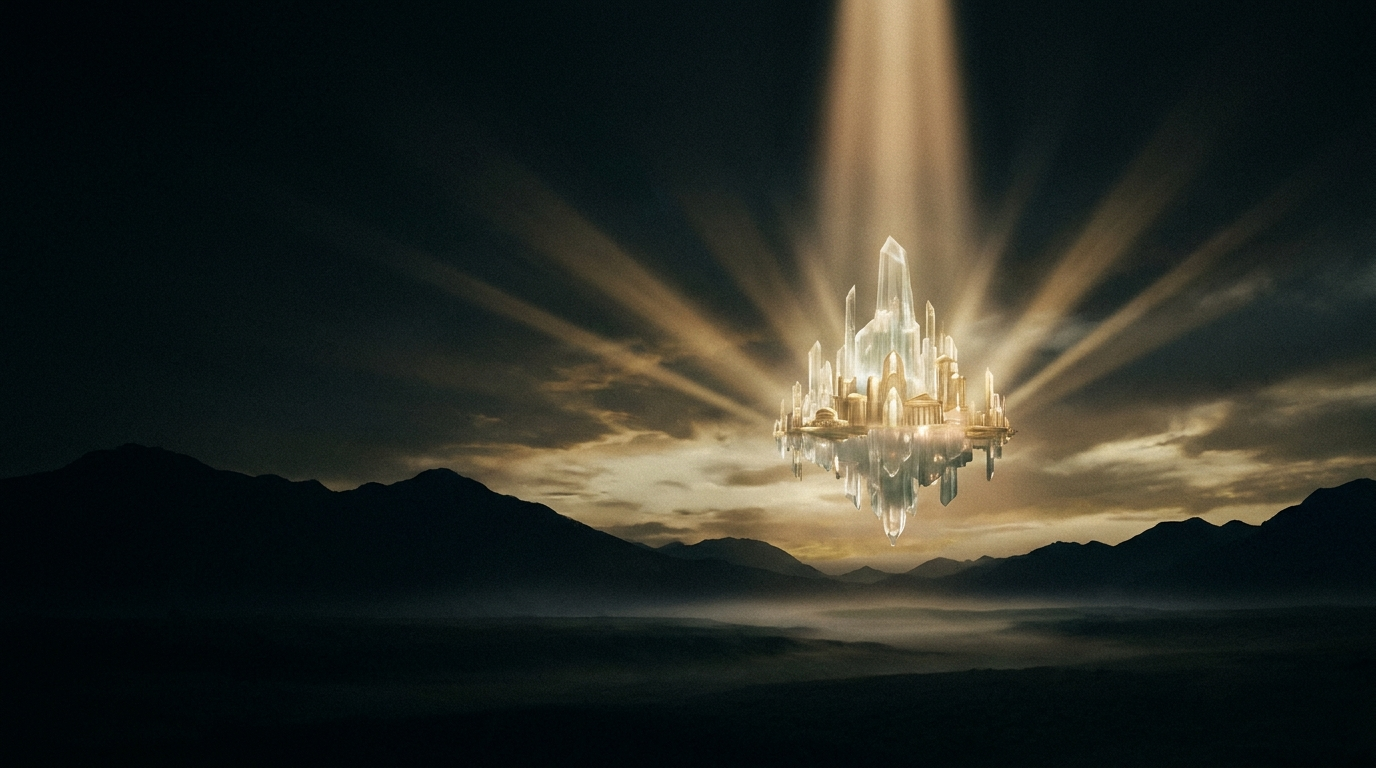 A radiant view of the New Jerusalem — the eternal family of God